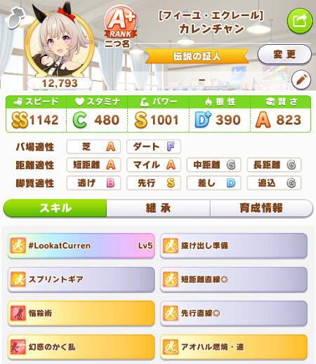 スピ3スタ3パワ3カレンチャン