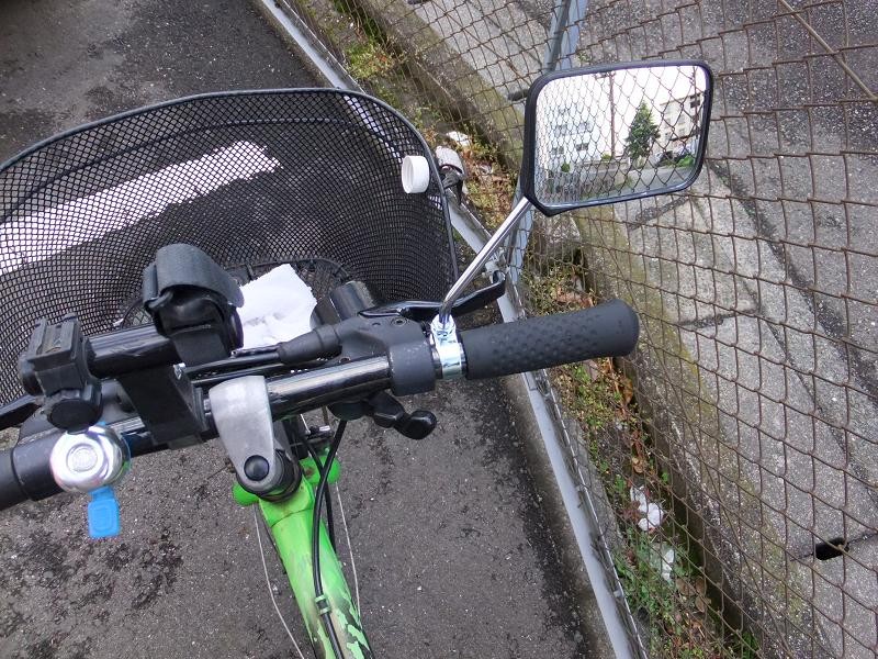 ダイソー 自転車 ミラー