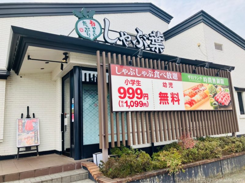 しゃぶ葉1000円ランチ初体験！家族3人で食べた物