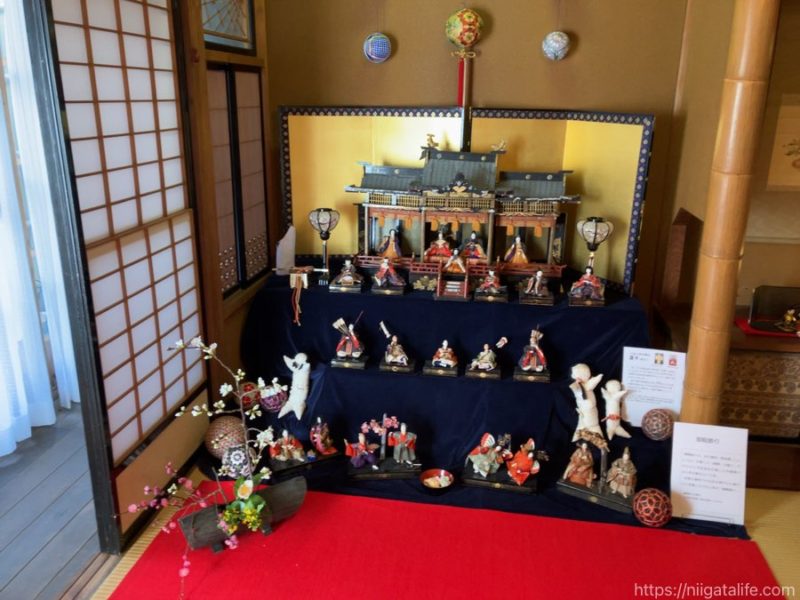 岩室雛めぐり・能面作家が手がける雛人形