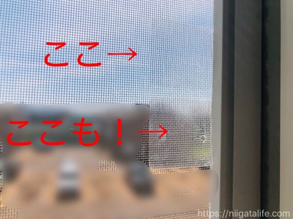 網戸の穴を「ダイソーグッズ」で簡単に修復できました！