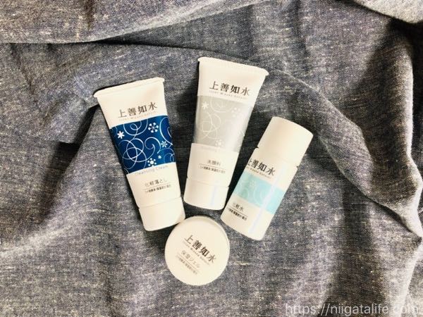 酒粕発酵エキスで保湿力アップ！上善如水スキンケアを試してみました