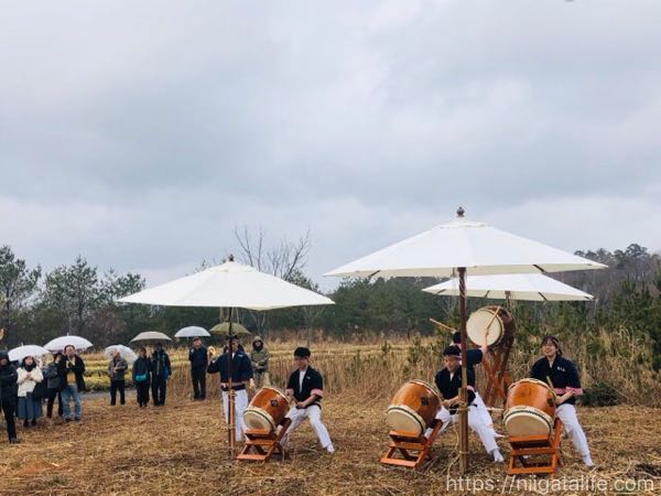 サイノカミ2020！小正月だからスルメを焼こう新潟県立歴史博物館