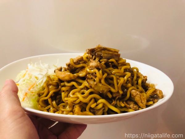 焼きそばの超極太麺