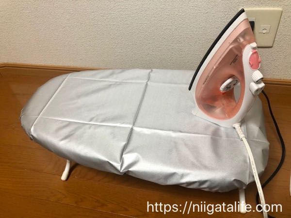 ダイソーの便利なアイロングッズ2つ！台カバー＆シートのレビュー