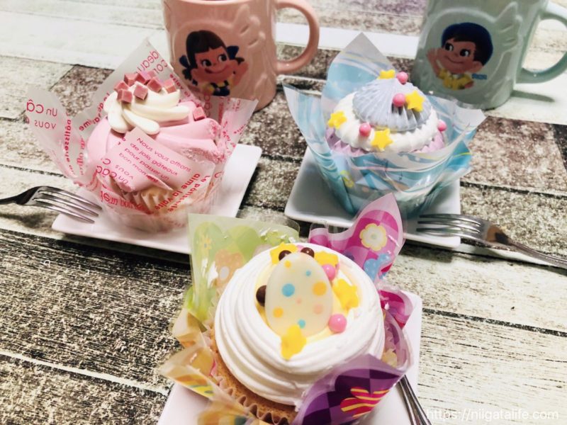 不二家のキラキラ七夕カップケーキ