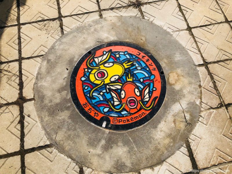 コイキング出現】小千谷市内のポケモンマンホール「ポケふた」4