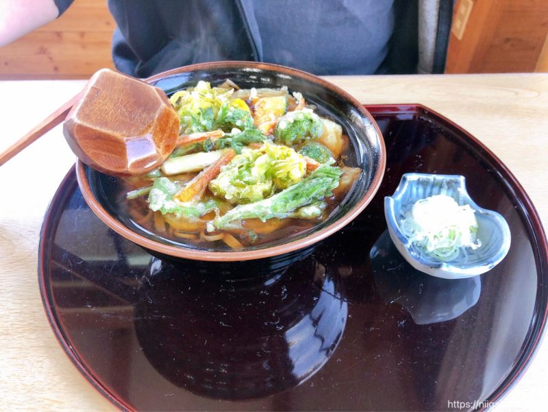 道の駅いりひろせ 湖上レストラン鏡ヶ池で美味しい山菜そばを食べました