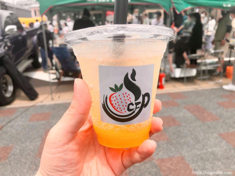 柏崎の「カフェフレーズ」さんのフルーツドリンク&アイスチーズケーキ♡