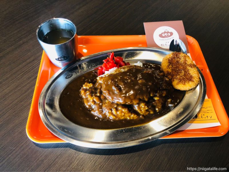 ながおか花火館フードコートでランチ