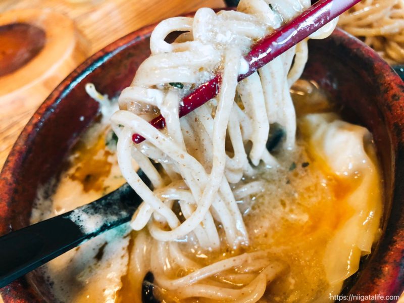 【おぢや麺フェス】麺やつるり×山崎醸造コラボつけ麺