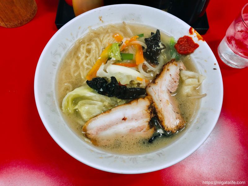 おぢや麺フェス「塩麹タンメン」ラーメンつり吉小千谷店＆山崎醸造コラボ！かんずりで味変も！