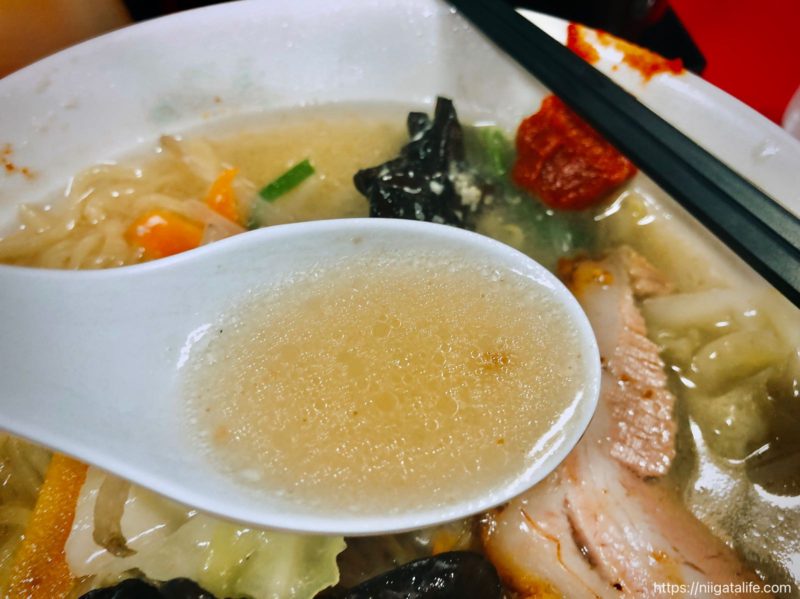 おぢや麺フェス「塩麹タンメン」ラーメンつり吉小千谷店＆山崎醸造コラボ！かんずりで味変も！
