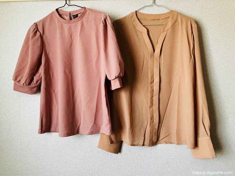 SHEIN購入品：レディース薄手トップス2枚