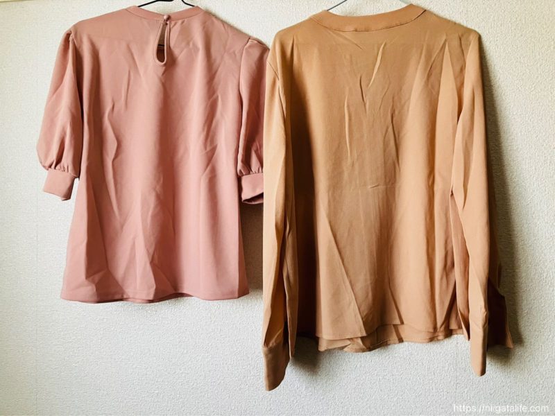 SHEIN購入品：レディース薄手トップス2枚