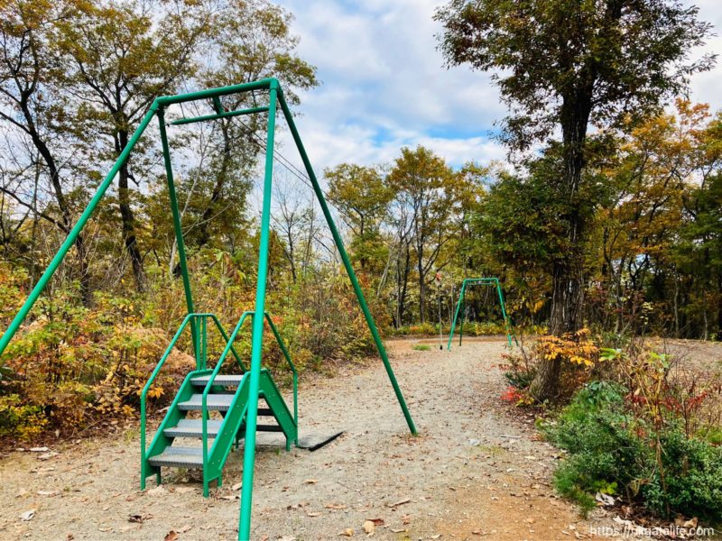 丘陵公園 里山フィールドのアスレチック遊具