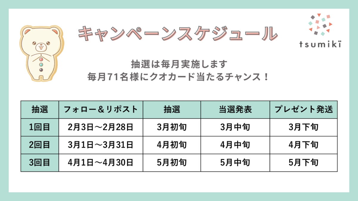 tsumiki証券公式X フォロー＆リポストキャンペーン！ - tsumiki blog