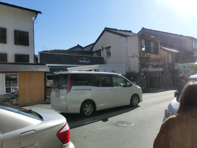城崎温泉の道路