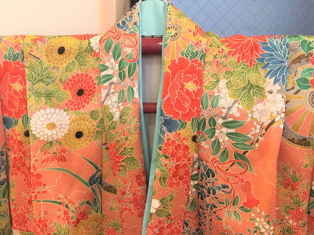 七五三】7歳祝い着を手作り 無事に完成しました! - 着物好きが育て
