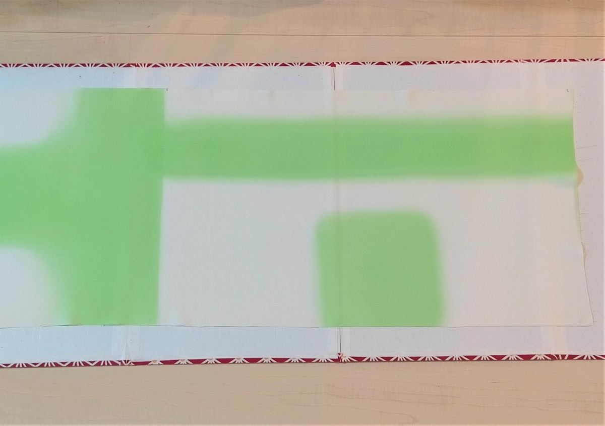 和裁】八掛の裁ち方（ぼかし八掛の例） - 着物好きが育てたら、着物