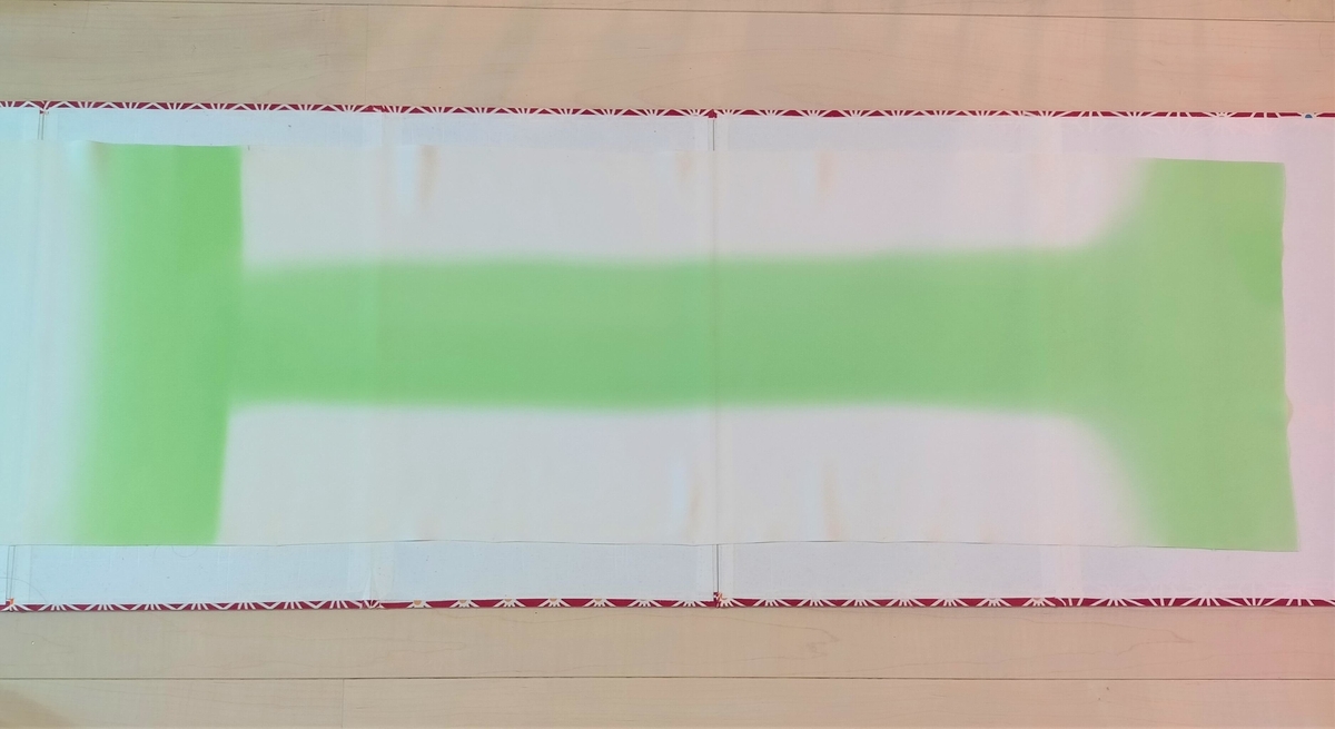 和裁】八掛の裁ち方（ぼかし八掛の例） - 着物好きが育てたら、着物