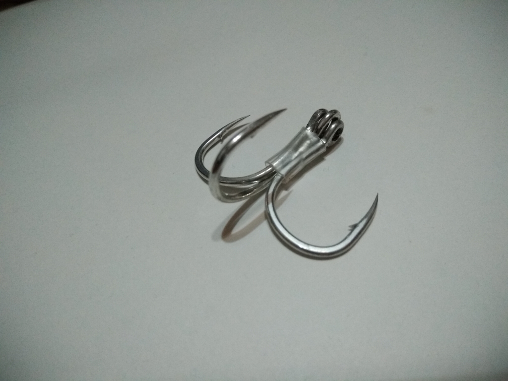 トップウォータープラグのフッキング率が上がる 誤爆が減る オリジナルフック作成 釣りダネ