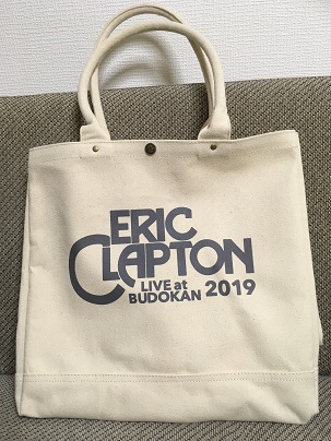 エリック・クラプトン 2019年日本ツアー トートバッグ　未使用品 エリック・クラプトンの来日公演♪ - つるひめの日記