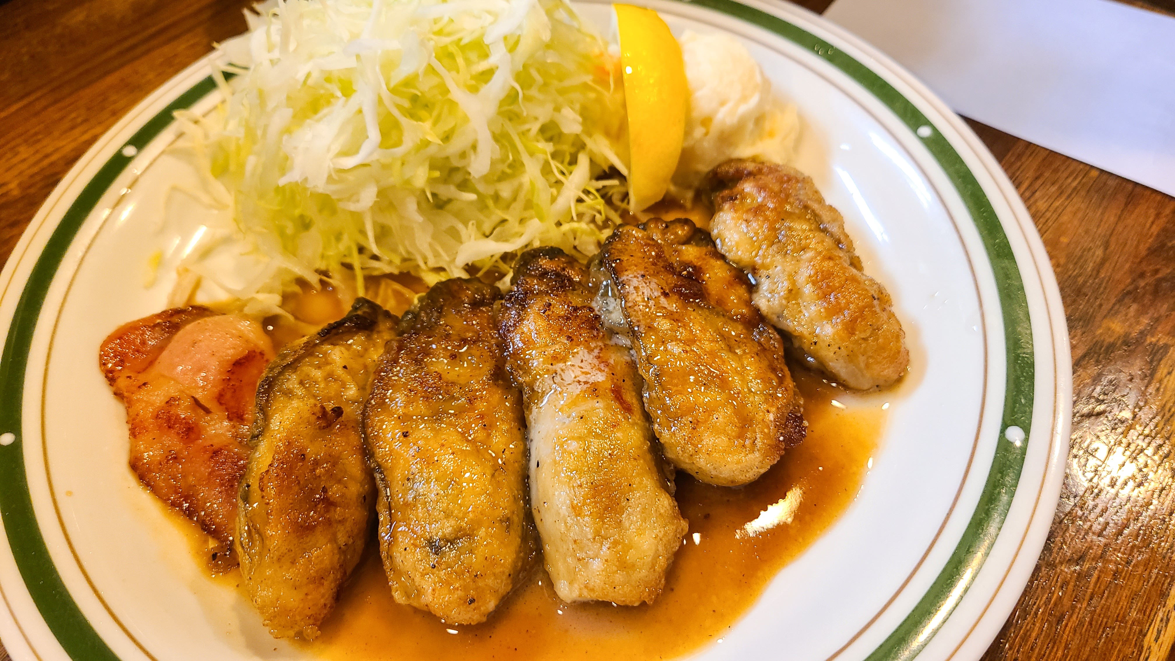 ただぽん！時刻表11セット かつれつ 四谷たけだ】人気洋食店の冬期限定 牡蠣バター焼き - 御成門