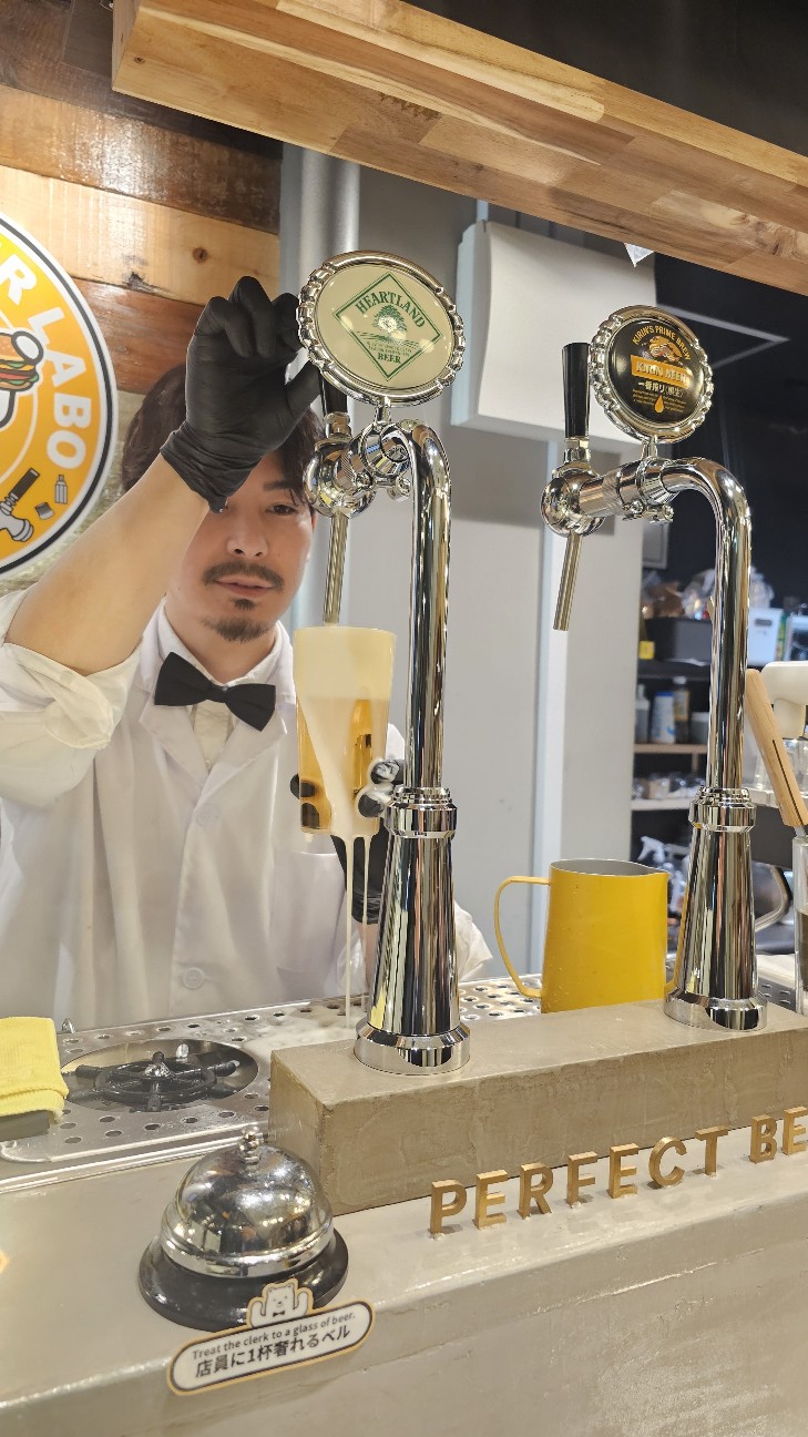 PERFECT BEER LABO＠門前仲町】さまざまな注ぎ方が楽しめる