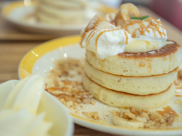 コッコテラスのバナナパンケーキ