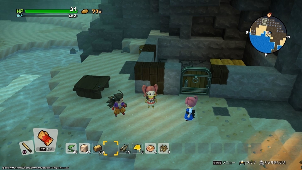 ドラクエビルダーズ2 プレイ日記 プロローグ モンゾーラ島まで らっきーせぶん