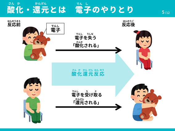 いつか習う酸化・還元の理解の手助けに - 東京農工大学科学博物館支援学生団体 musset 『みゅぜっとにゅ〜す』