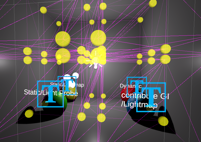 Light Probeを置いたときのイメージ