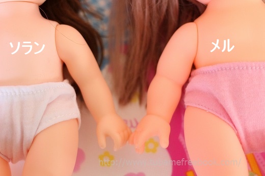 レミン&ソランメルちゃん肌の違い f:id:tubame8:20180329141740j:plain