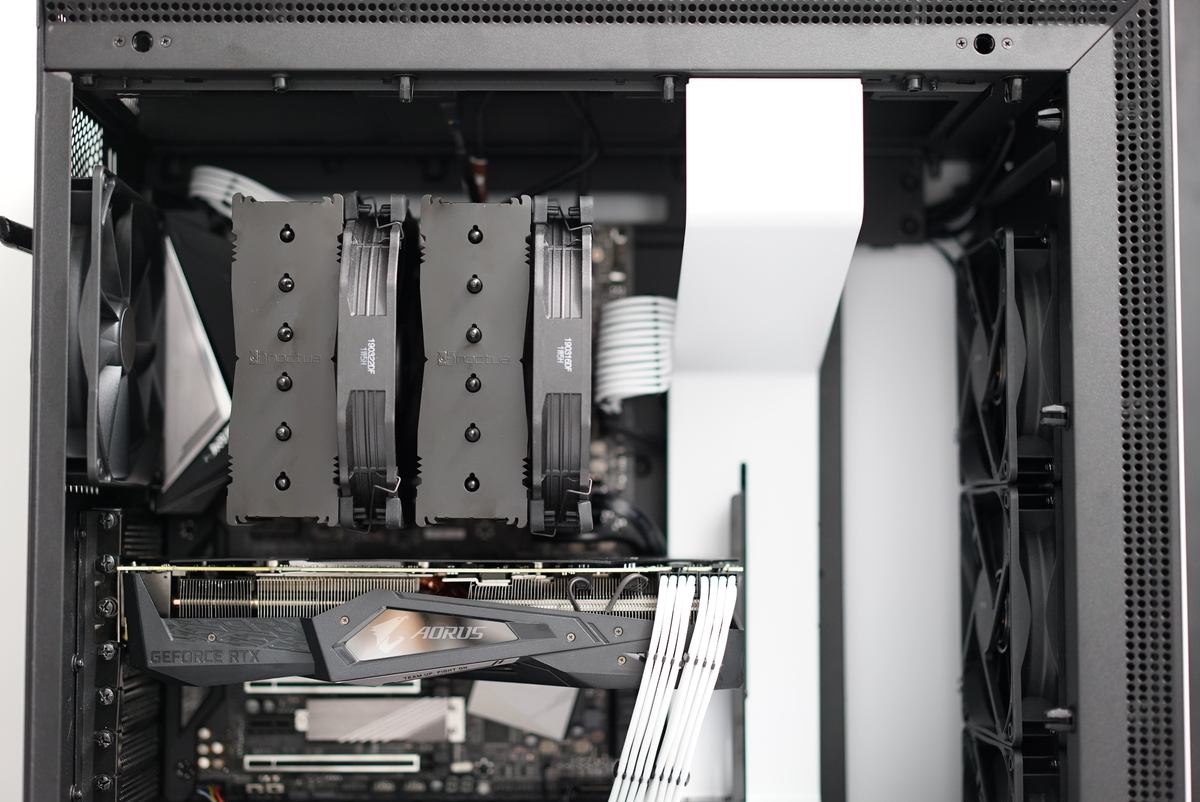 Noctua NA-HC4 chromax.black, ヒートシンクカバー NH-D15, NH