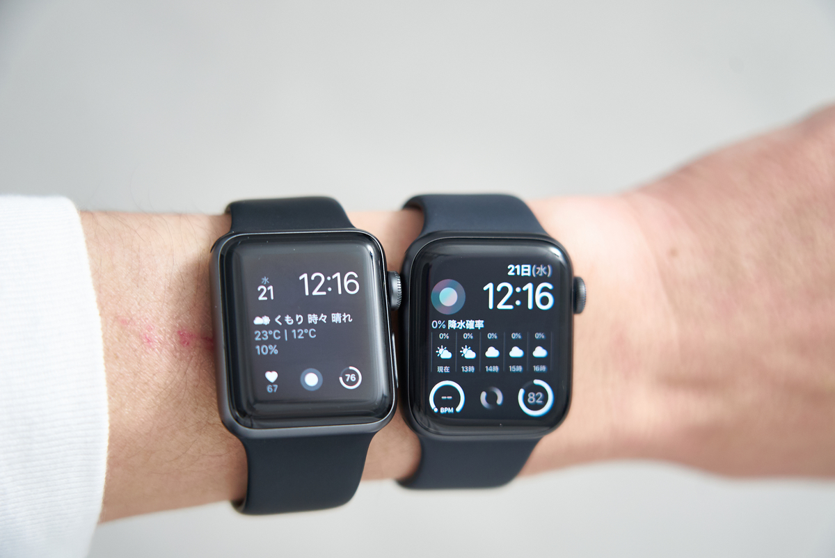 写真33枚】Apple Watch6の40mm(ソロループ サイズ6)とApple Watch3の