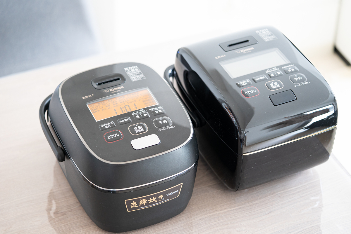 象印の炎舞炊き「NW-LA10」と「NW-PS10」のご飯を実際に食べ比べして