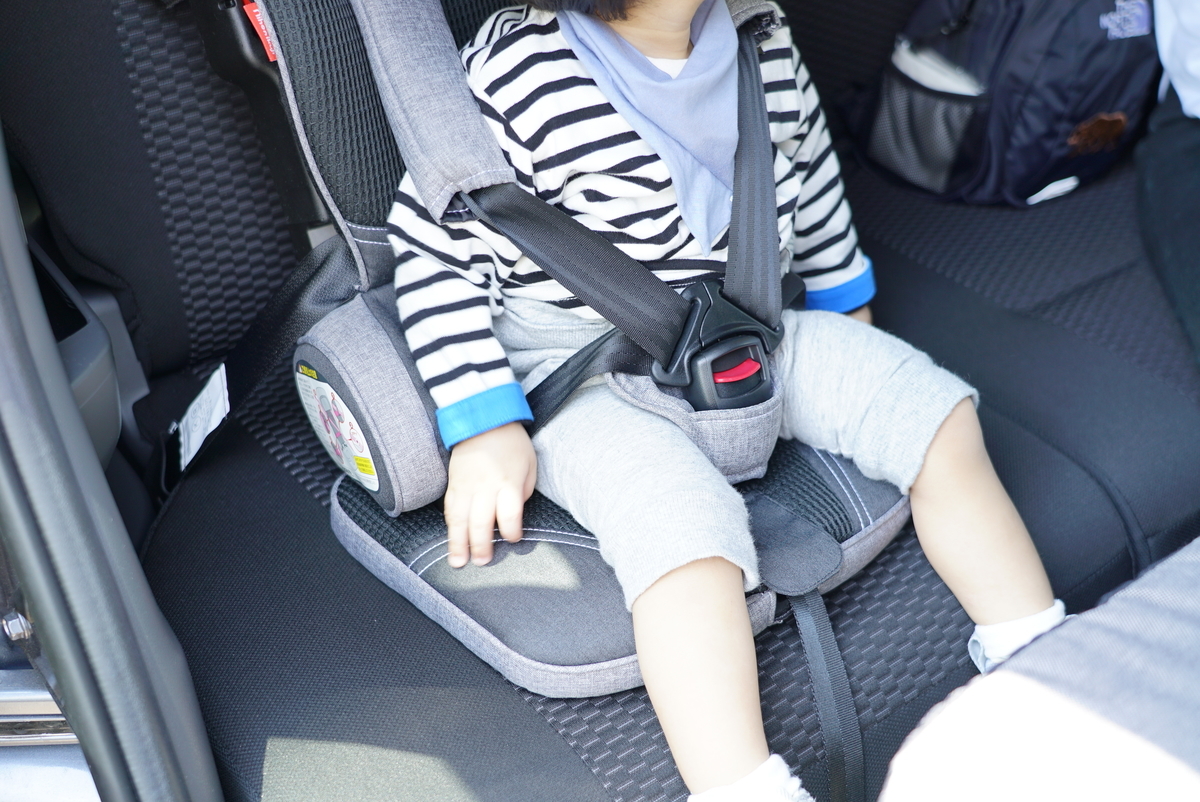 日本育児 トラベルベストEvo エヴォ シートベルト固定 サンドグレー