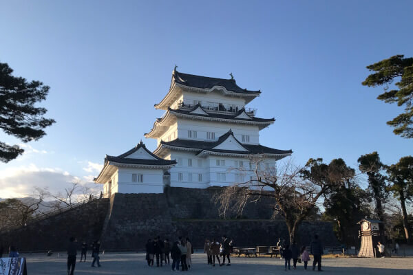 一瞬だけ見た小田原城