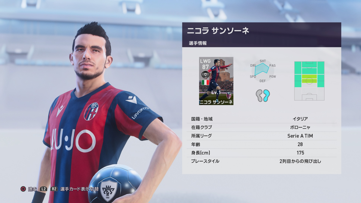 パリサンジェルマン ボローニャをレベマ総合値 能力値から比較 ３月２３日 クラブセレクション ウイイレ２０２０ ウイイレｆｐガチャ つきごのウイイレブログ Myclub攻略