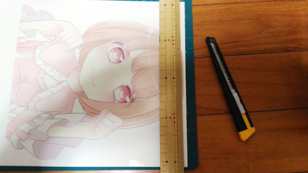 カッティング作業