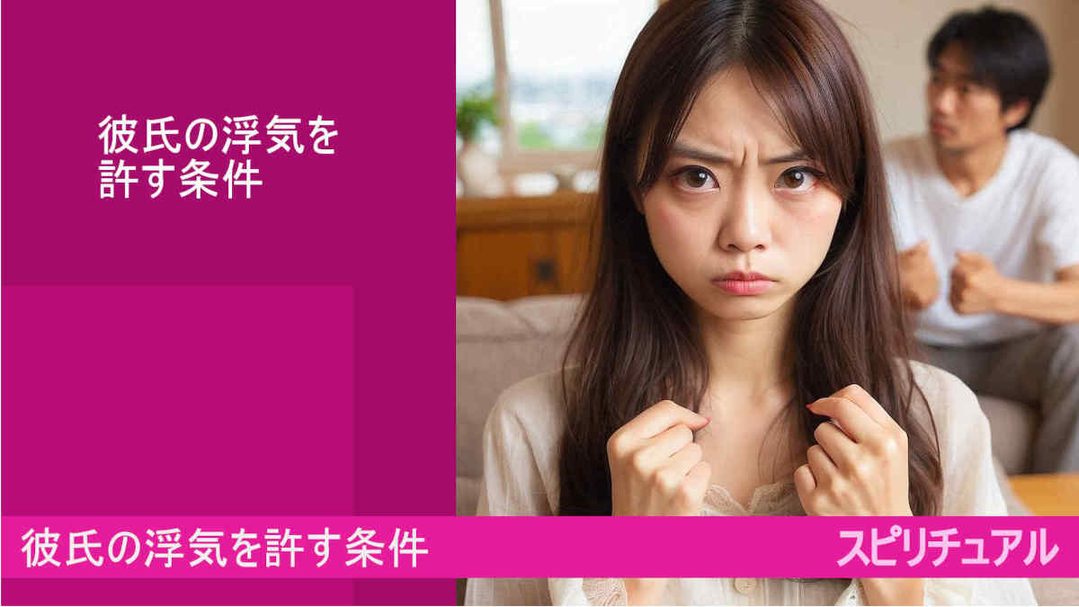 彼氏の浮気を許す条件に注意！霊視鑑定！スピリチュアル（google AI bard)