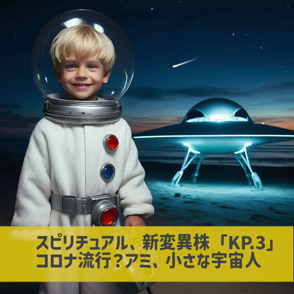 スピリチュアル、新変異株「KP.3」コロナ流行？アミ、小さな宇宙人