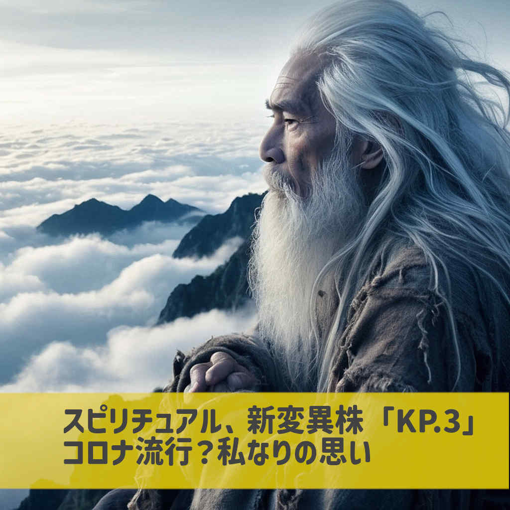スピリチュアル、新変異株「KP.3」コロナ流行？私なりの思い