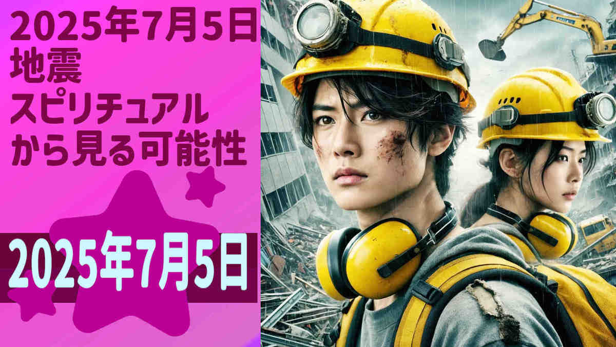2025年7月5日地震 スピリチュアルから見る可能性