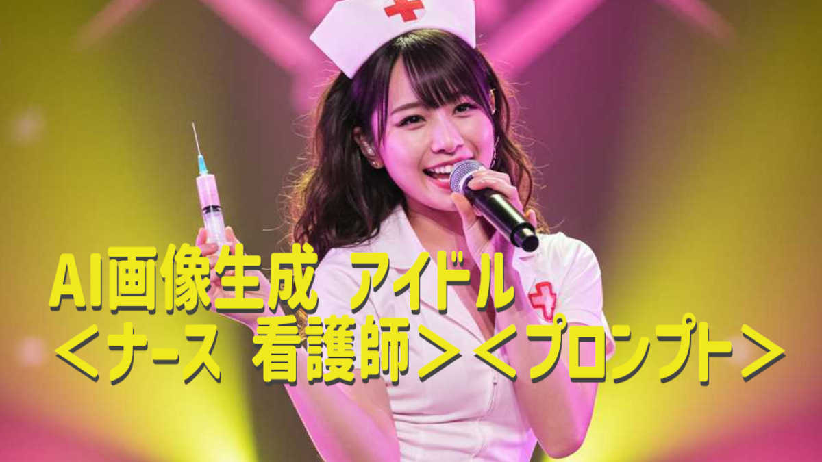 AI画像生成 アイドル＜ナース 看護師＞＜プロンプト＞