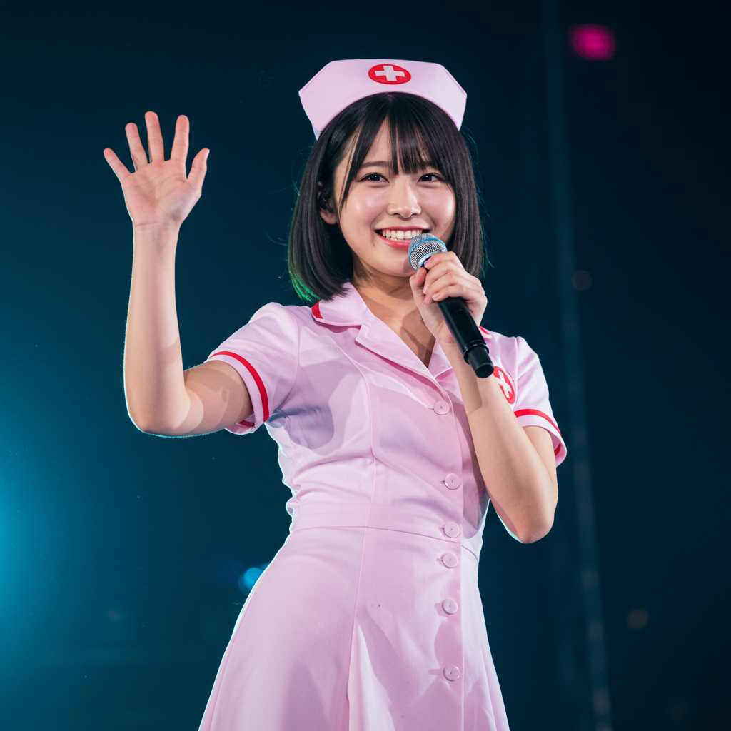 AI画像生成 アイドル＜ナース 看護師＞＜プロンプト＞01