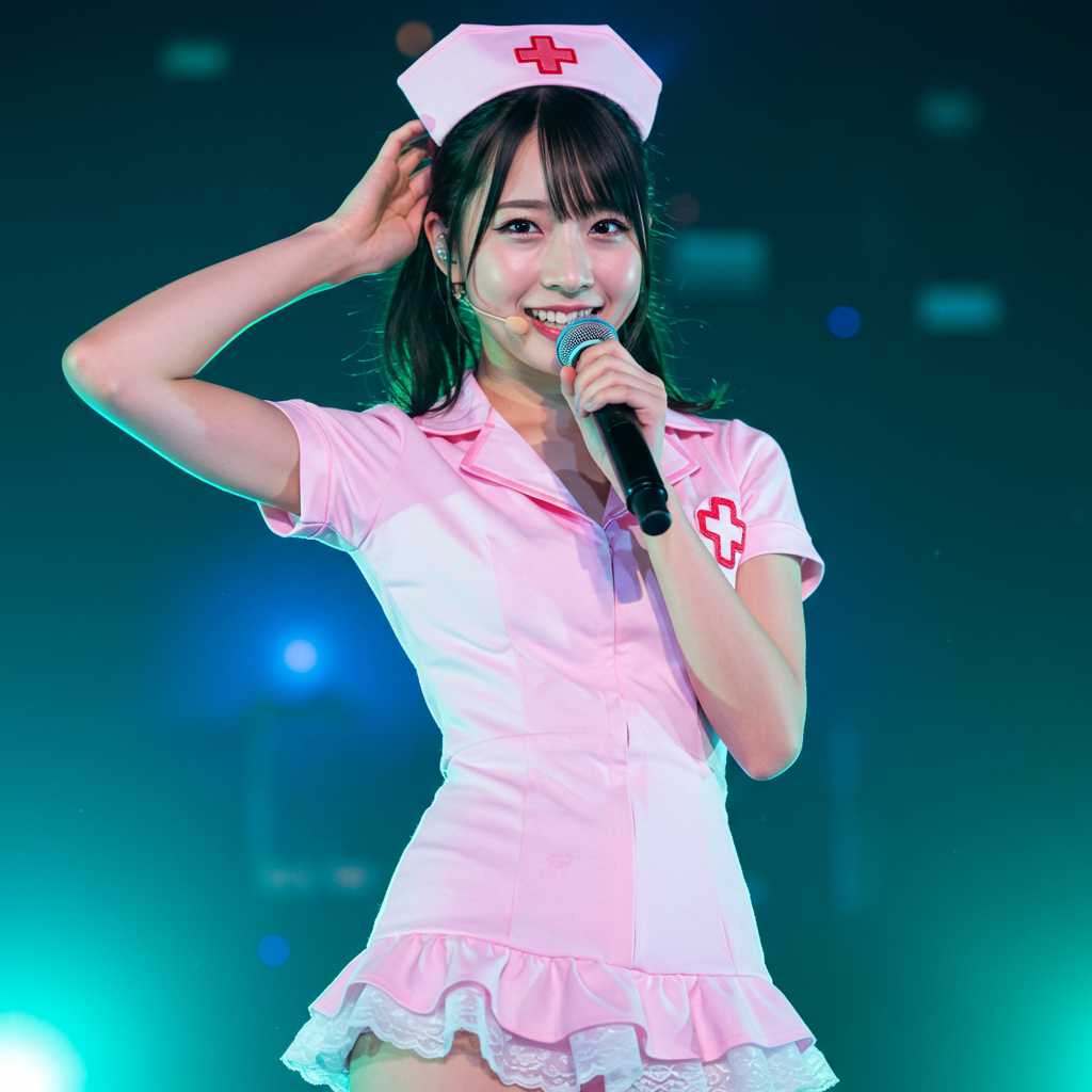 AI画像生成 アイドル＜ナース 看護師＞＜プロンプト＞02