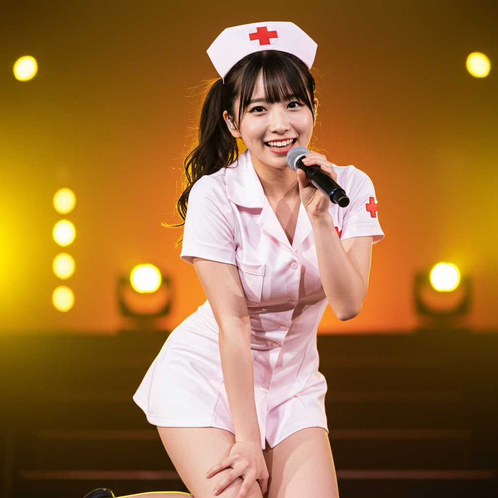 AI画像生成 アイドル＜ナース 看護師＞＜プロンプト＞04