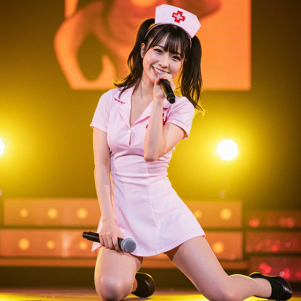AI画像生成 アイドル＜ナース 看護師＞＜プロンプト＞05
